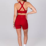High-Rise 5" Short in Berry
