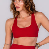 Racer X Bra in Berry