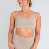 Scoop Bra in Sand