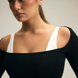 The Off-Shoulder in Black