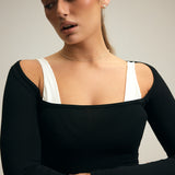 The Off-Shoulder in Black