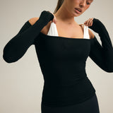 The Off-Shoulder in Black