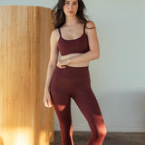 The Classic Legging in Black Cherry