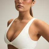 The Twist Bra in Warm White
