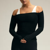 The Off-Shoulder in Black