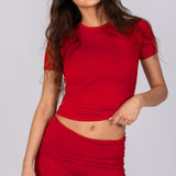 Classic T-Shirt in Berry