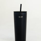 Tumbler with Straw (24 oz) in Black