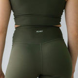 Body Crop Bra in Evergreen