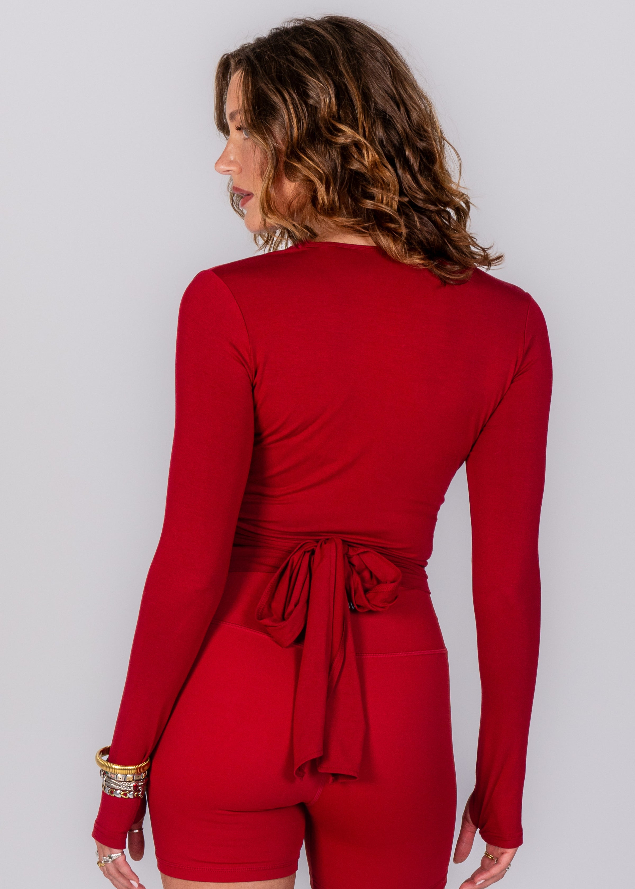 The Ballet Wrap in Berry