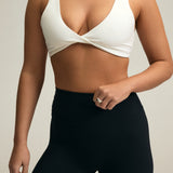 The Twist Bra in Warm White