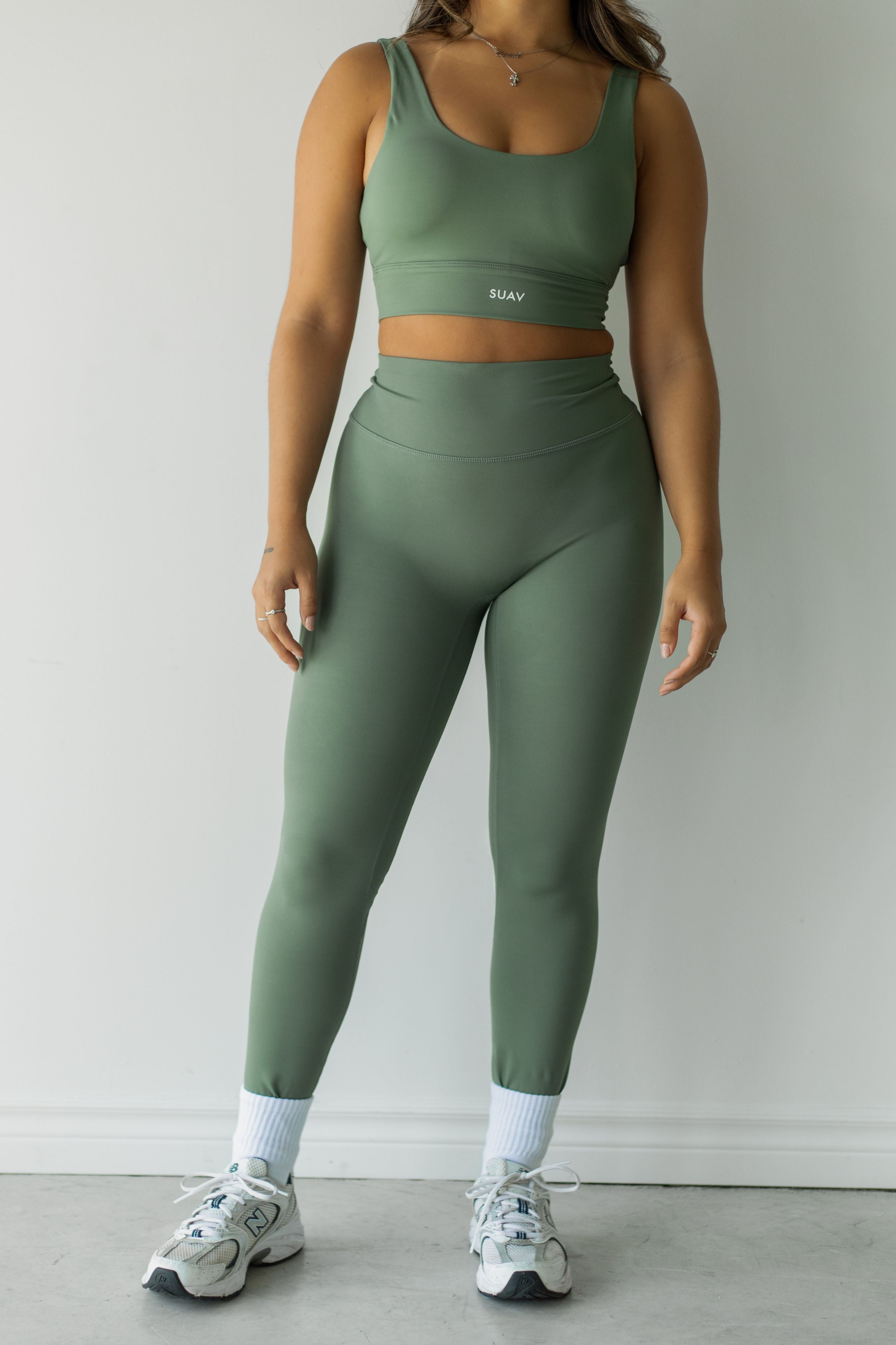 Savvi, Pants & Jumpsuits, Savvi Fit Ashtanga Leggings Tight Yoga  Ribbedolive Green Womens Xl