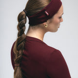The Headband in Black Cherry