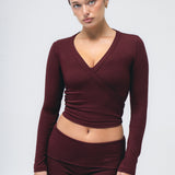 The Headband in Black Cherry