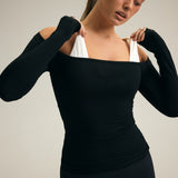 The Twist Bra in Warm White