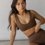 Form Bra in Cacao