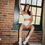 The Mini Short in Ivory