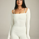 The Off Shoulder in Ivory