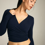 The Wrap Top in Marine