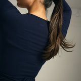 The Wrap Top in Marine