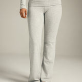 The Foldover Pant in Grey