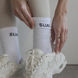 Crew Socks in White